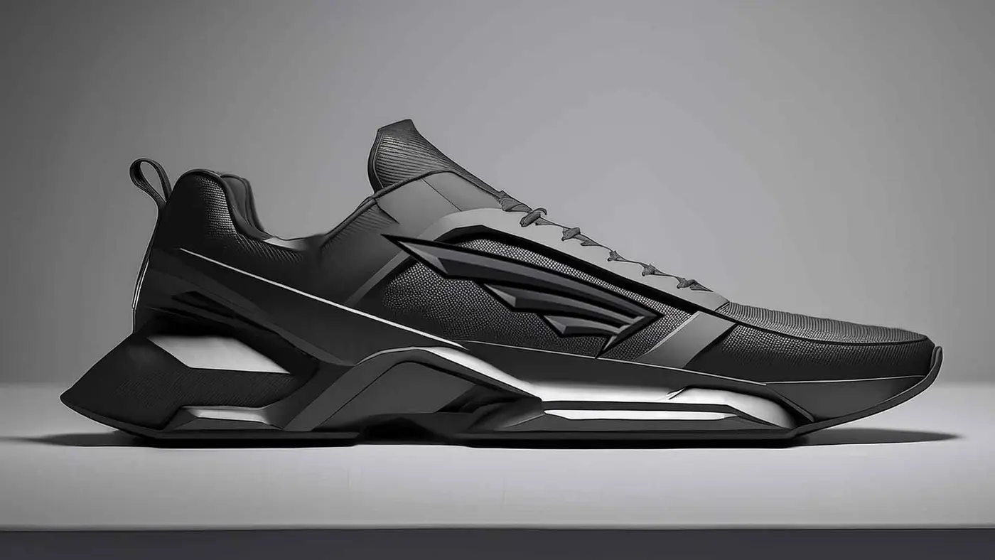 SHARK 02 black sneaker concept